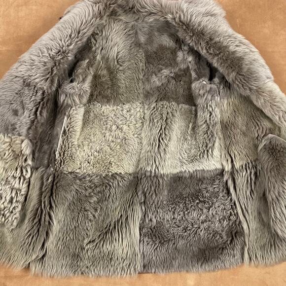 Genuine Shearling Sheepskin Penny Lane Ranch Coat 48/38 M-L - Picture 7 of 12